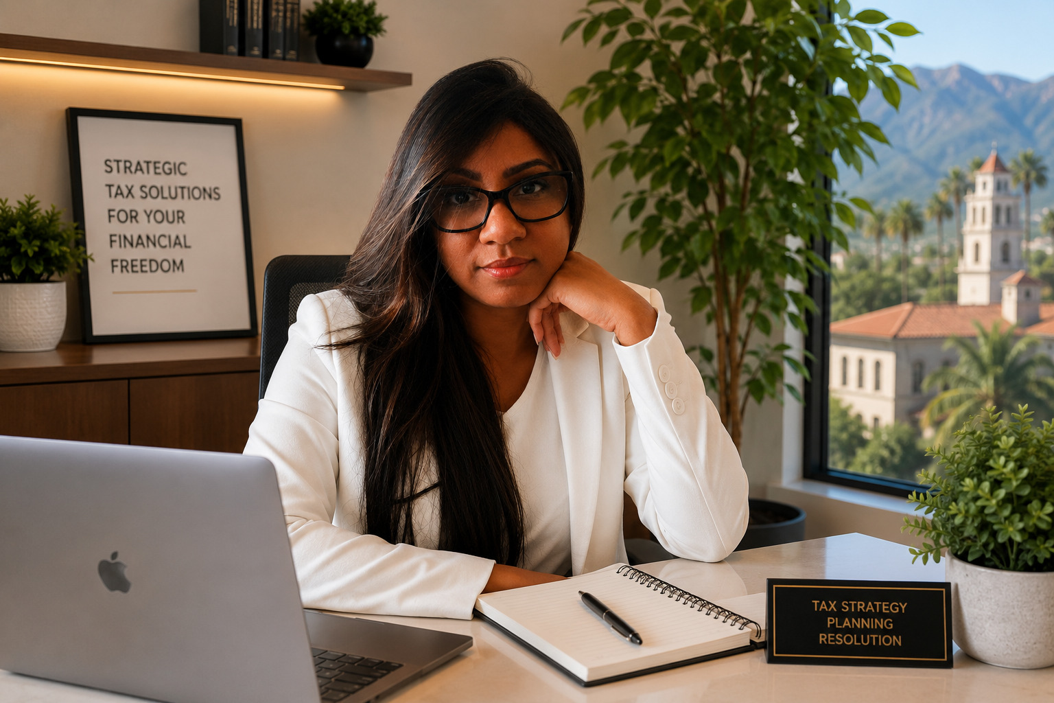 Palloma De Paula at her office